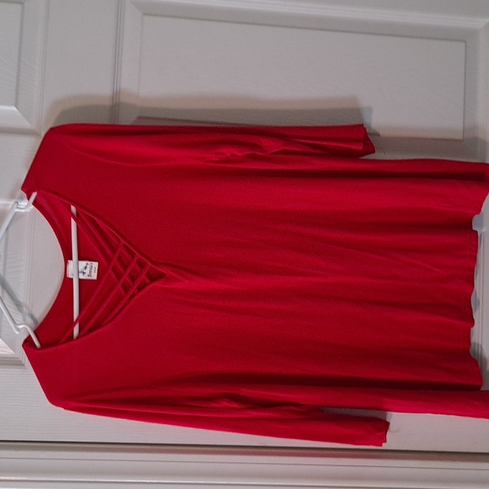 criss cross v neck top